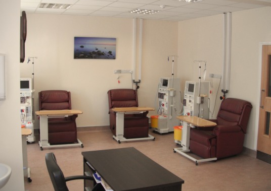 Inside the KC Dialysis Holiday Dialysis Centre Bournemouth